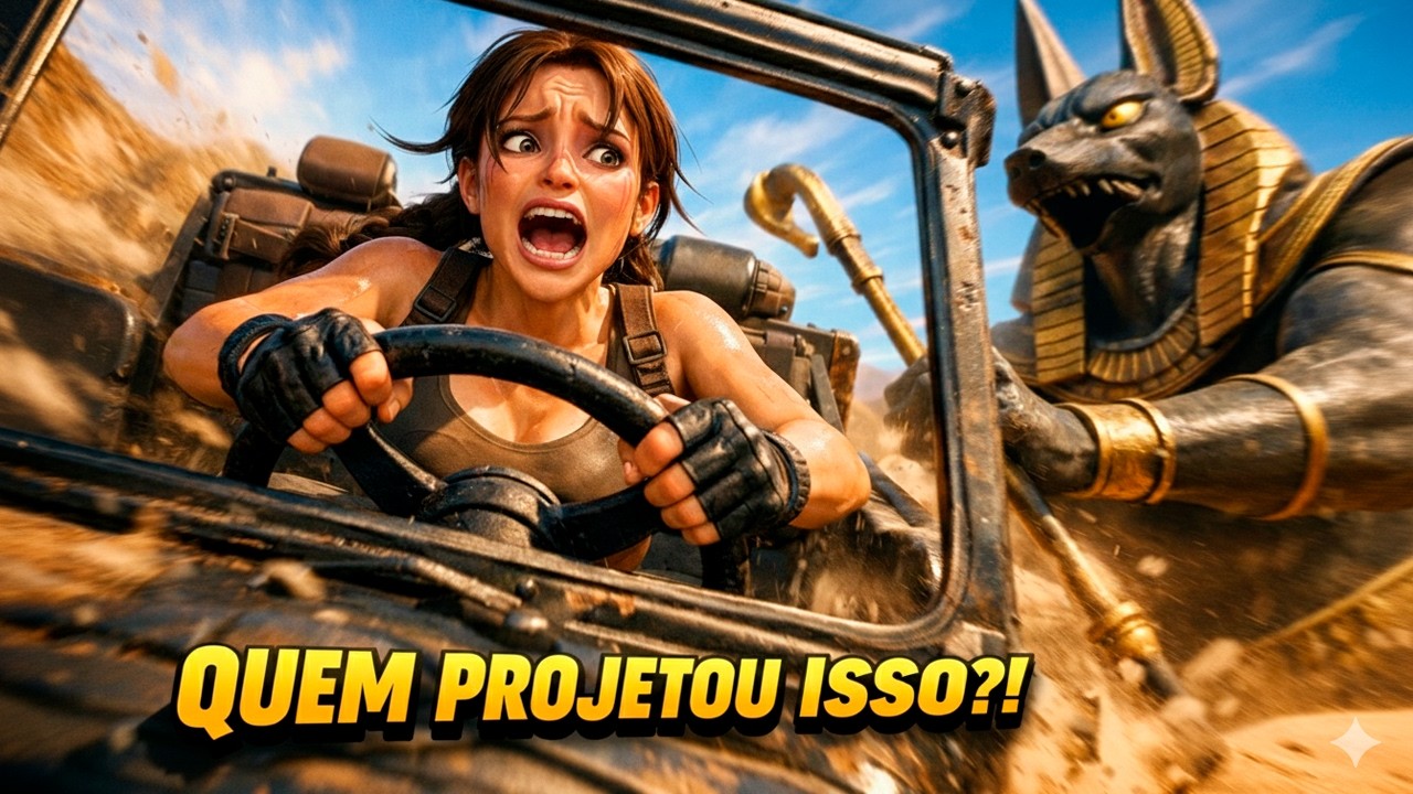O Jipe da Lara não passou na vistoria! 😂 KV5 (Tomb Raider 4 Remaster)
