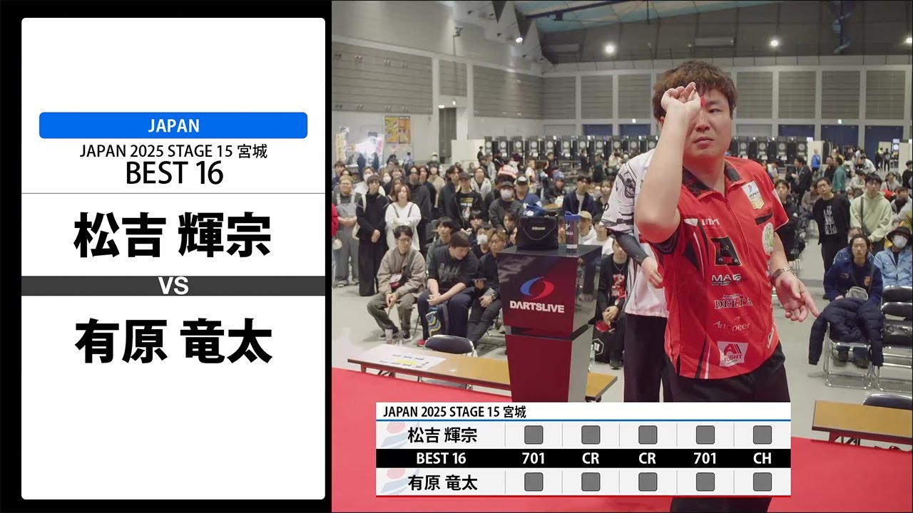 【松吉 輝宗 VS 有原 竜太】JAPAN 2025 STAGE15 宮城 BEST16