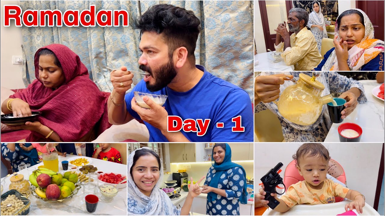🌙 RAMADAN - 1 😍 | Athazham To Iftar 🥰 | Mashura | Basheer Bashi | Suhana