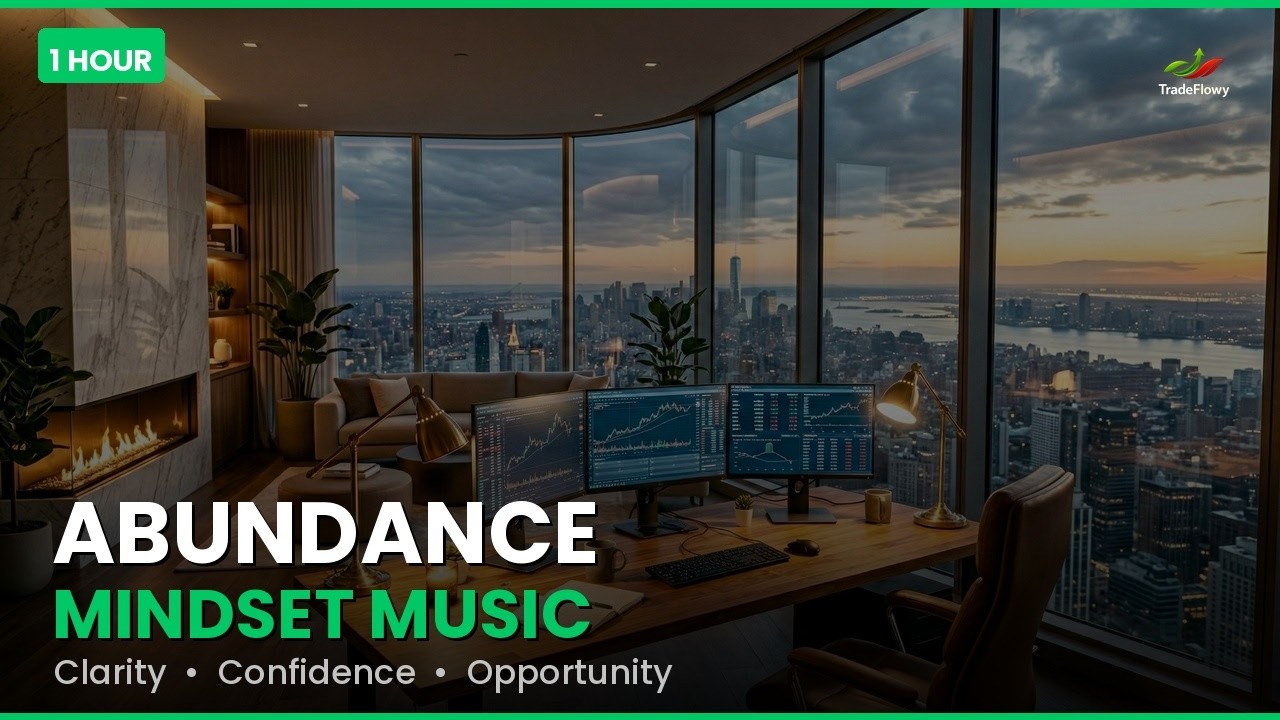 Abundance Mindset Music for Traders | Deep Focus & Positive Priming | 1 Hour