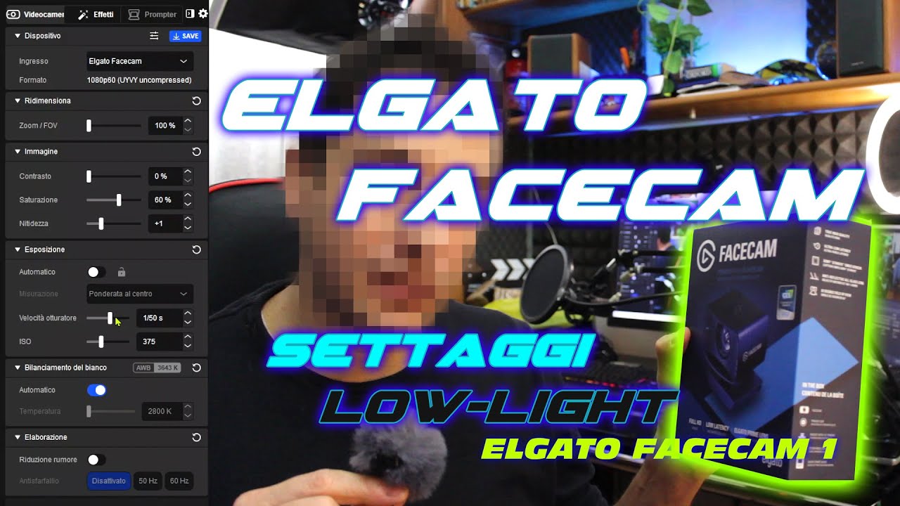 ELGATO FACECAM: CONFIGURAZIONE