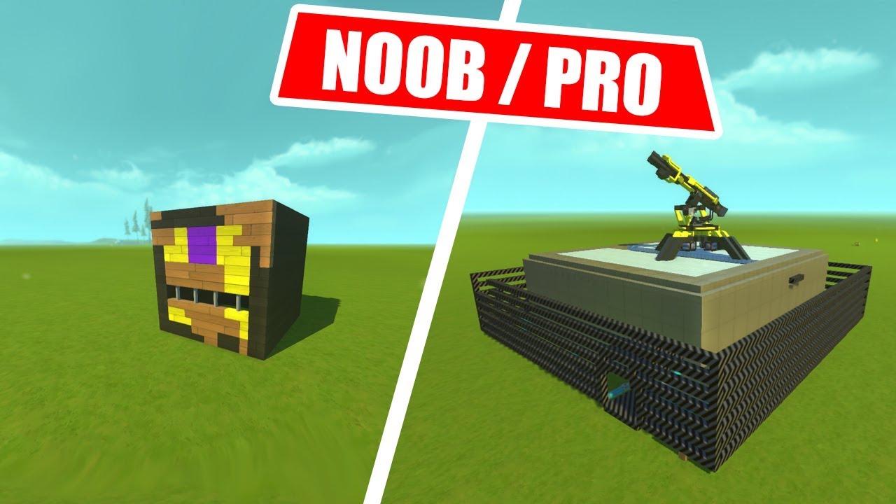 SCRAP MECHANIC - BUNKIER NOOB VS BUNKIER PRO