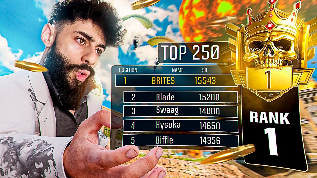 como eu peguei TOP 250 em REBIRTH ISLAND
