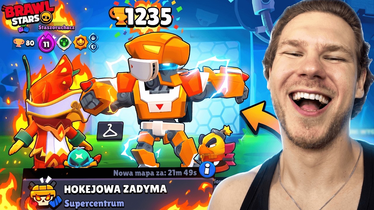 ZAGRAŁEM Z SHOGYM Z ANARCHII W BRAWL STARS W HOKEJOWĄ ZADYMĘ! (STRACIŁEM TURBO DUŻO PUCHARK&Oacute;W)