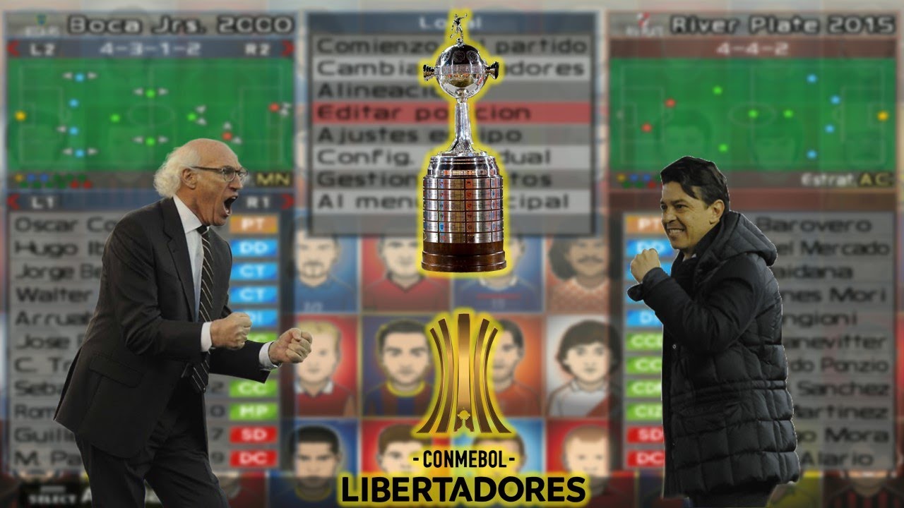 ⚽CARLOS BIANCHI vs MARCELO GALLARDO⚽ |Boca 2000 VS River 2015 +TÁCTICAS y ESTRATÉGIAS +PES6 Décadas✅