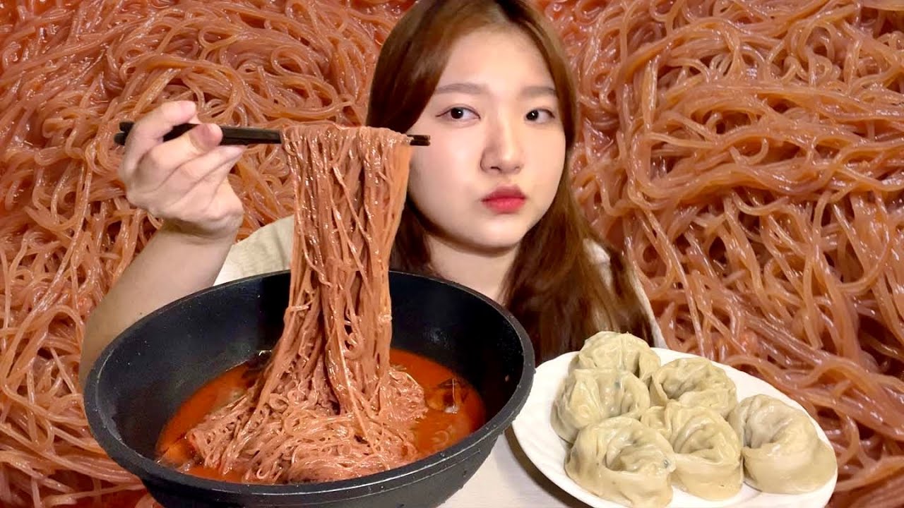 🔥매워서 말을 못했어요...🔥 눈물콧물 다 뺀.. 😈불마왕냉면 먹방❤️‍🔥