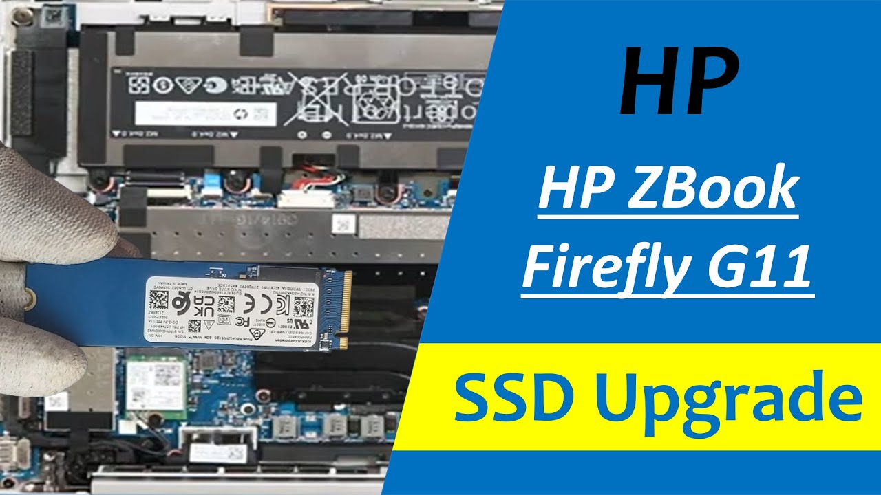 HP ZBook Firefly G11 SSD Upgrade and HP ZBook Firefly G11 Laptop  SSD Remove and Replacing Parts