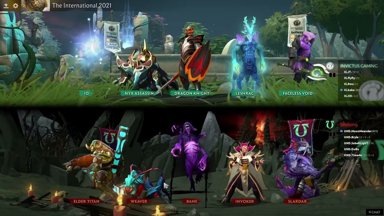 [EN] Invictus Gaming vs Undying -  Dota 2 The International 2021 - Group Stage Day 1