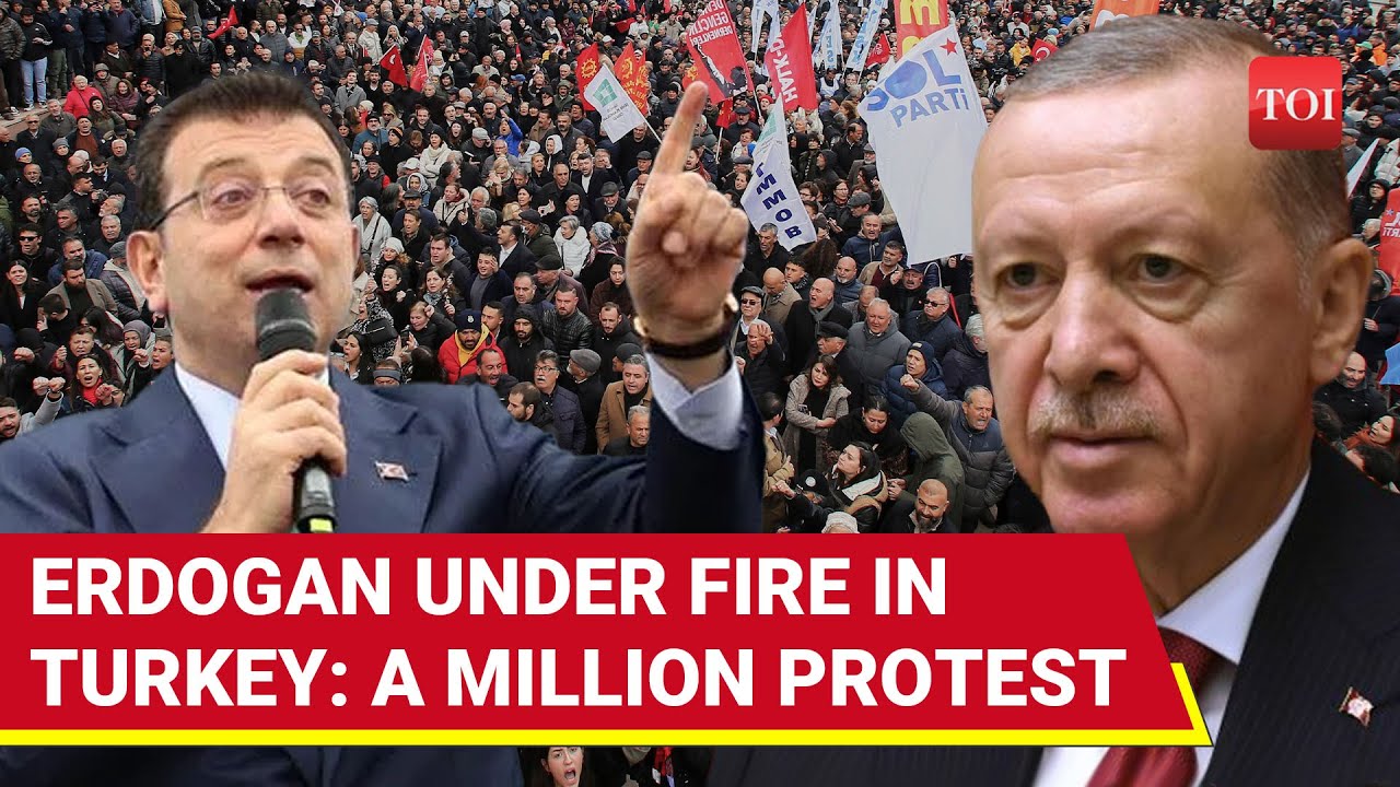 'Dictator': ERDOGAN Rival's Arrest ANGERS Turkey; 1000s Hit The Streets In RARE Istanbul PROTEST