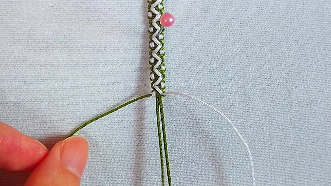 亲手DIY一款精美的手链，手工教程