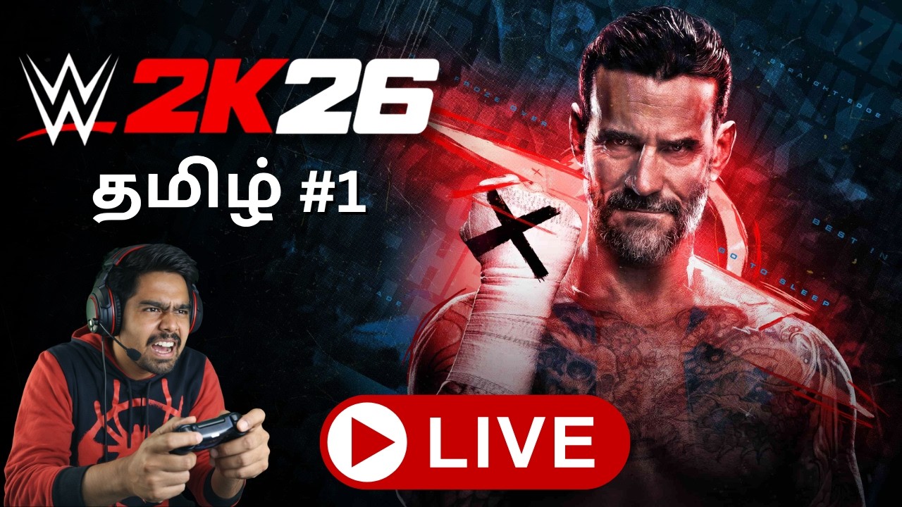WWE 2K26 First Ever Tamil Live On RTX 4070 PC | Yeshwin Official |