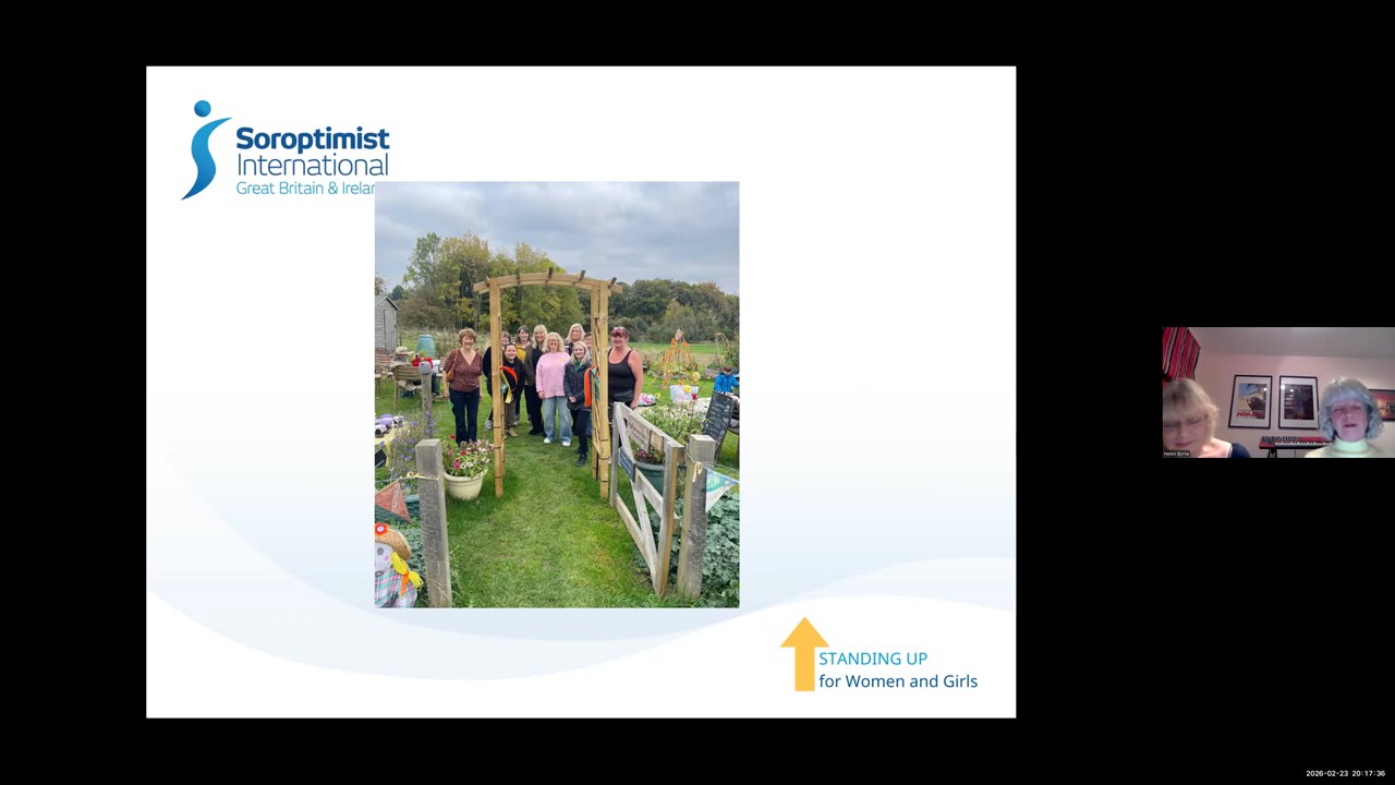 230226 2 Anne Pringle Grow Chiswell Green Soroptimist St Albans