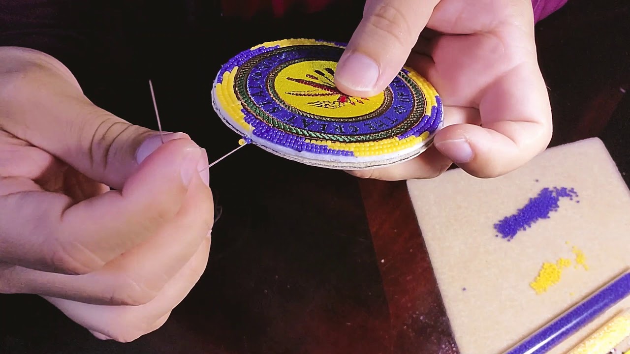 Beaded medallion part 2