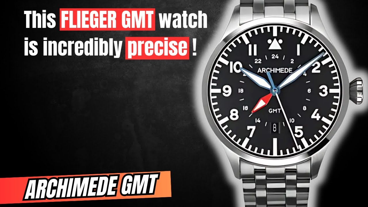 Archimede Pilot GMT ⌚ A pilot's watch that rivals the Flieger Stowa and Laco ✈️😈🔥