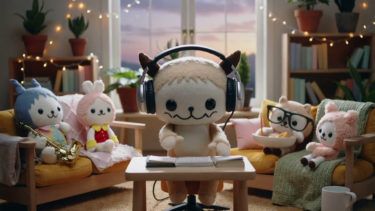 Fuggler Relaxing Lofi Room | Cozy Plush Ambience for Sleep & Study
