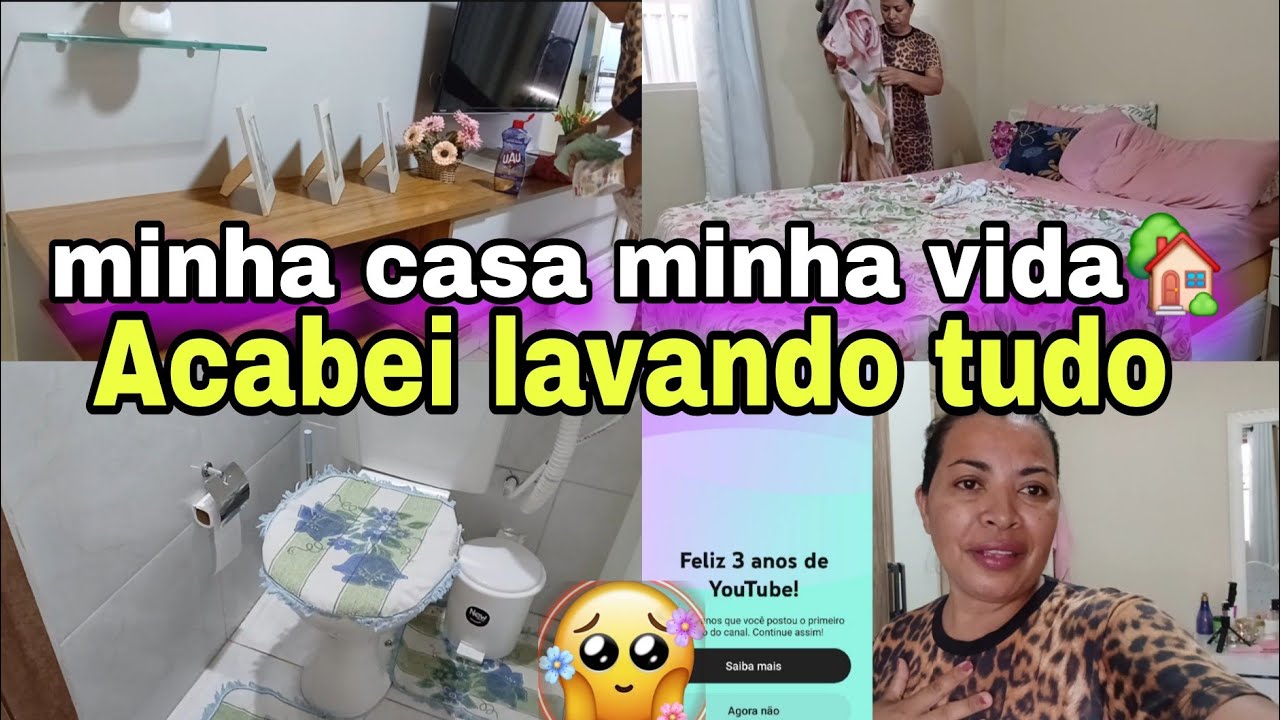 DEDICADA AO MEU LAR🏡/LIMPEZA E ORGANIZAÇÃO/ MINHA CASA MINHA VIDA /GRATIDÃO 3 ANOS NA PLATAFORMA 