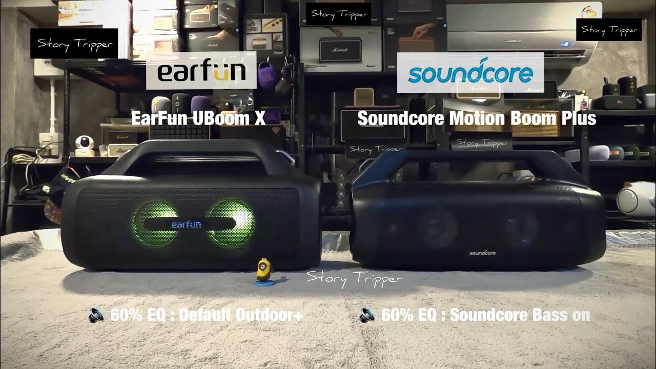 EarFun UBoom X vs Soundcore Motion Boom Plus