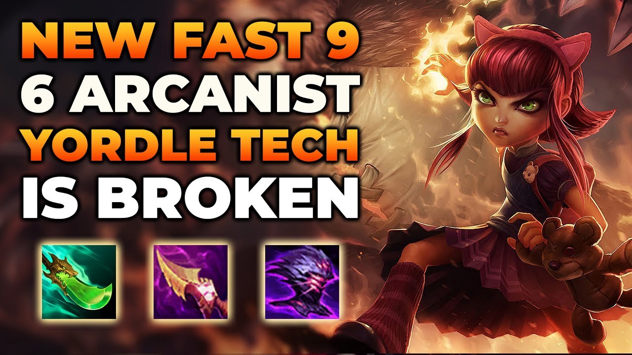 NEW YORDLE TECH FAST 9 ARCANIST СЛОМАН | TFT SET 16 DAY 3