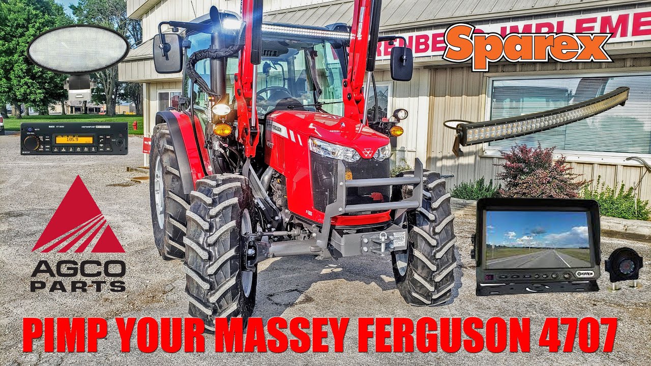 Сделайте его своим: Massey Ferguson 4707 Global Series: как можно прокачать свой трактор Massey F...