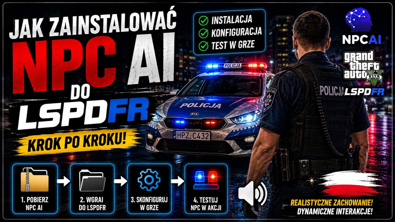 Jak zainstalować NPCAI do LSPDFR? Poradnik 2026