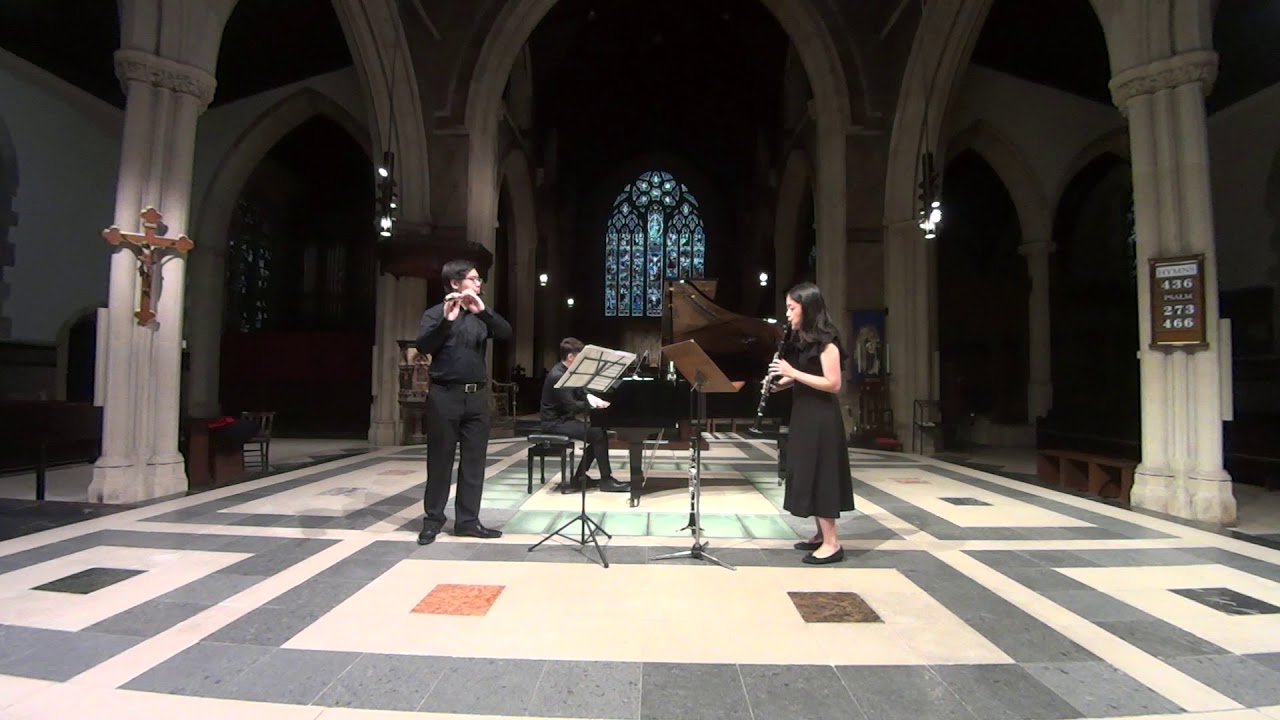 Ibert - Aria for Flute, Clarinet and Piano