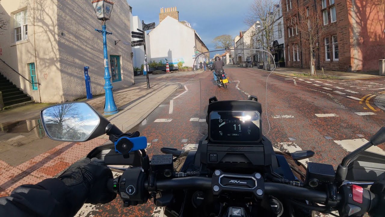 POV Ride — North Berwick High Street | ADV350 + Super Meteor