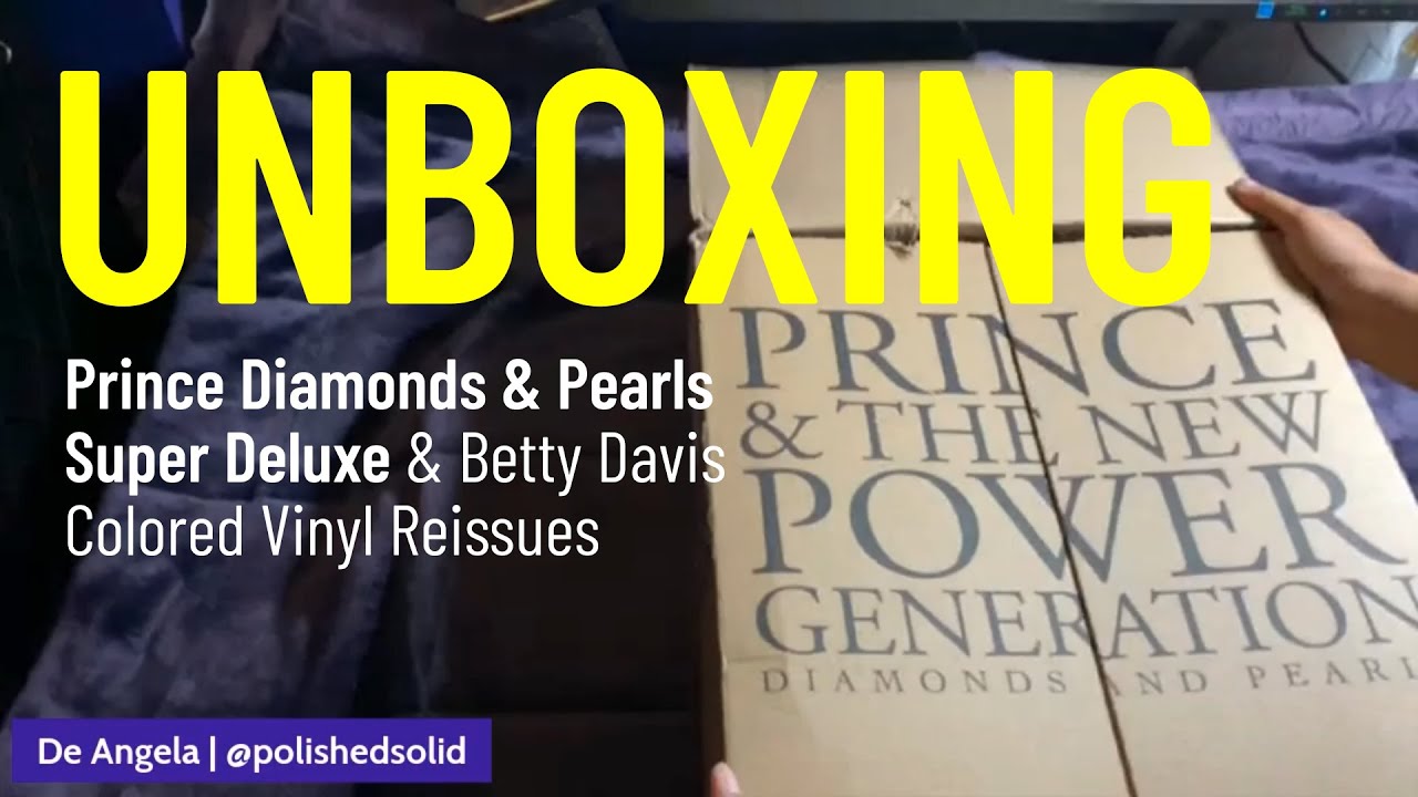 UNBOXING Prince Diamonds and Pearls Super Deluxe Vinyl and CD & Betty Davis Colored Vinyl Reissues