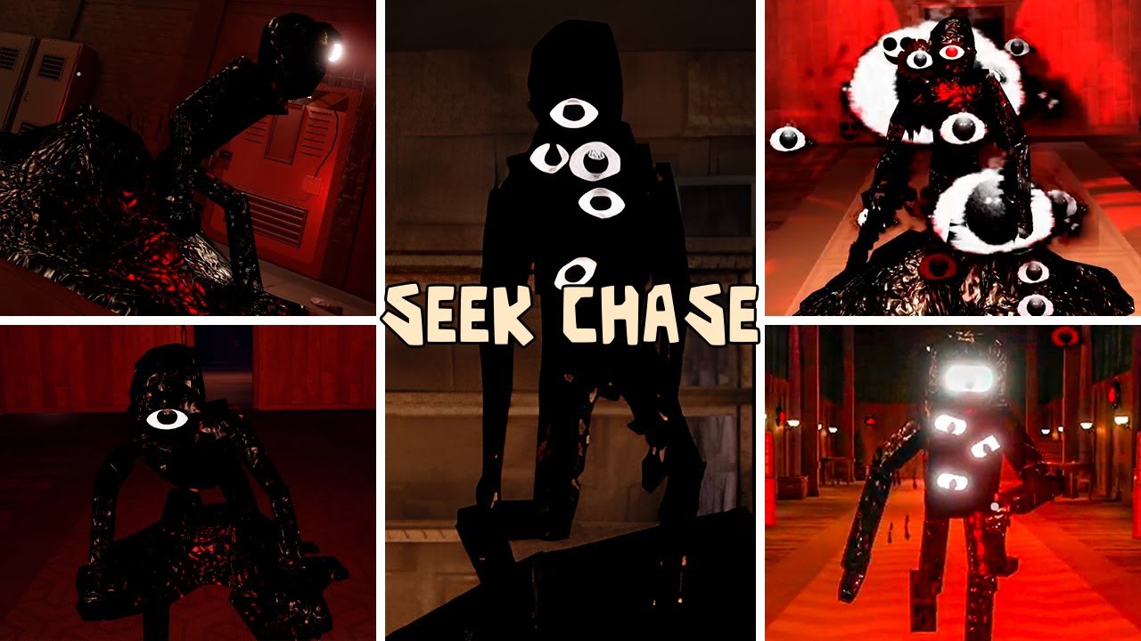 DOORS Seek Chase VS 33 Different Seek Chases | Roblox