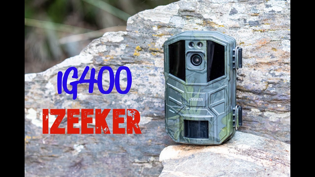 🌝  Cámara trampa iG400 de IZEEKER 4K 30FPS 48MP. Tutorial con vídeos de fauna.