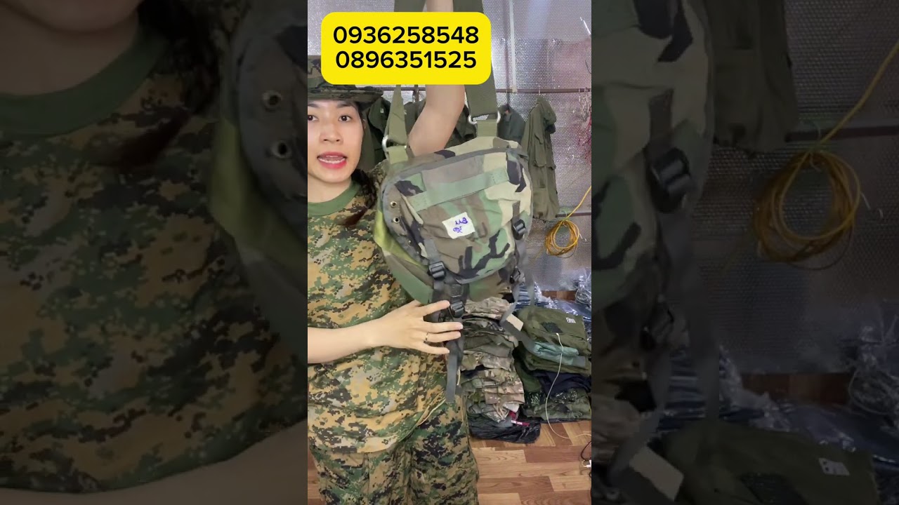 Đồ lính mỹ 24/1 Balo túi đủ loại giá rẻ ( zalo 0936258548 Lan Lê )