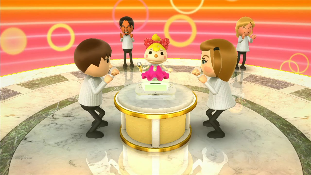 Wii Party U Tabletop Tournament Jianjun vs Olga vs Binz vs Polly