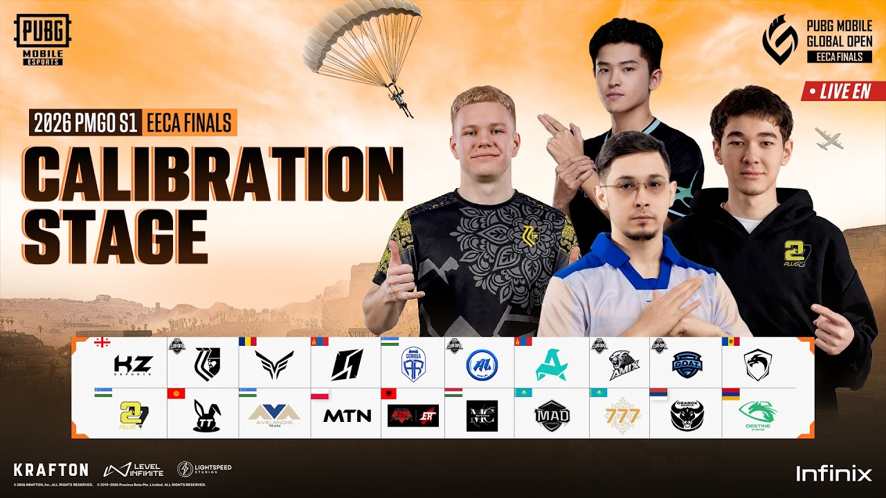 [EN] 2026 PUBG MOBILE Global Open Season 1 Eastern Europe & Central Asia Finals | Calibration Stage