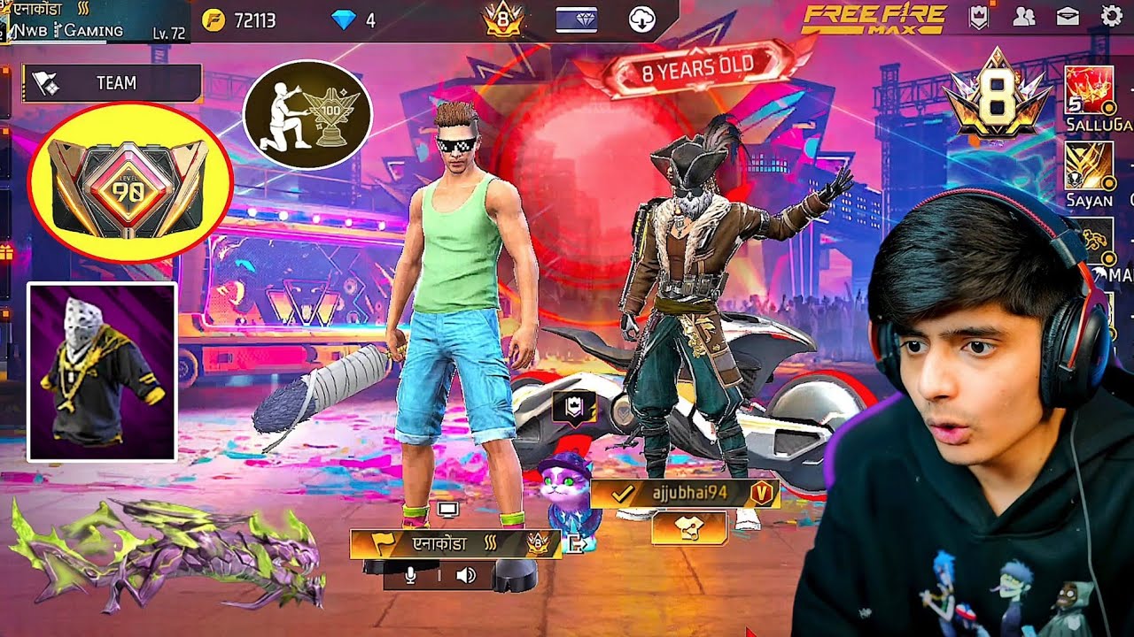 AJJUBHAI WITH RANDOM CUTE GIRL 😍 Collection Versus 😈 कौन जीतेगा 🔥 Garena Free Fire 