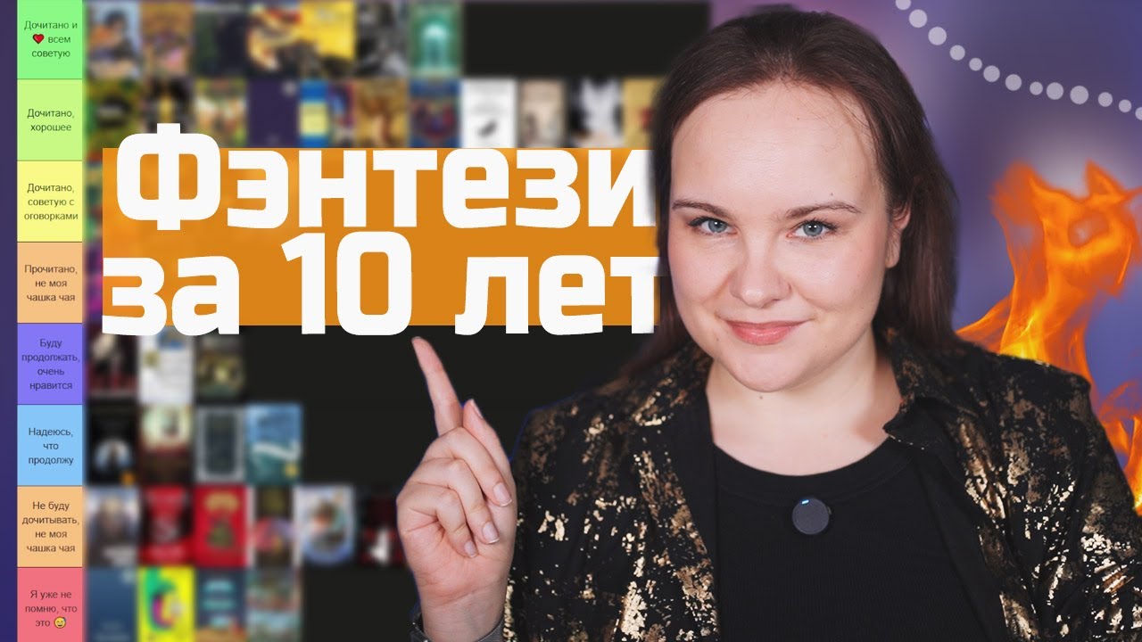 Оцениваю 130 книг и циклов ФЭНТЕЗИ в формате тир листа!