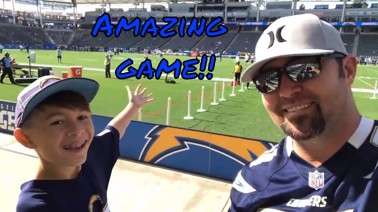 Gavin's First Los Angeles Chargers Game