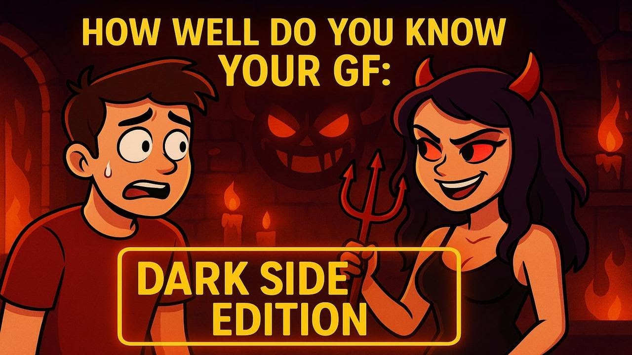 How Well Do You Know Your GF? 🖤🌑 Dark Side Edition | Play Along!