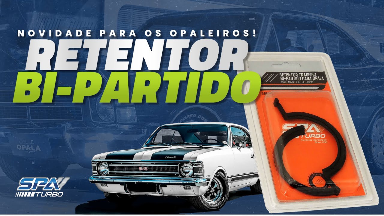 NOVIDADE PARA OS OPALEIROS! Retentor Bi-Partido para Opala 4 E 6 Cilindros