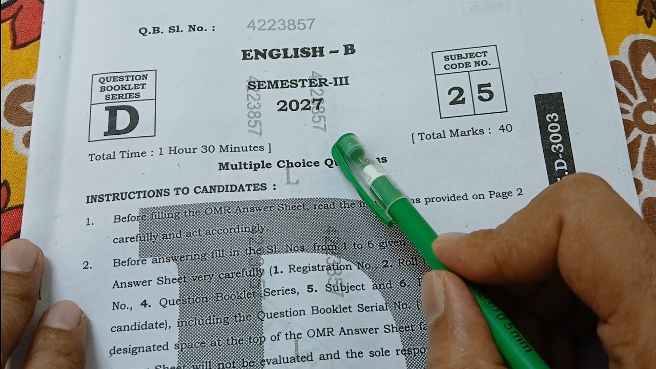 Class 12 Semester Three English Question Paper Answer HS Semester 3 English Question Paper Answer...