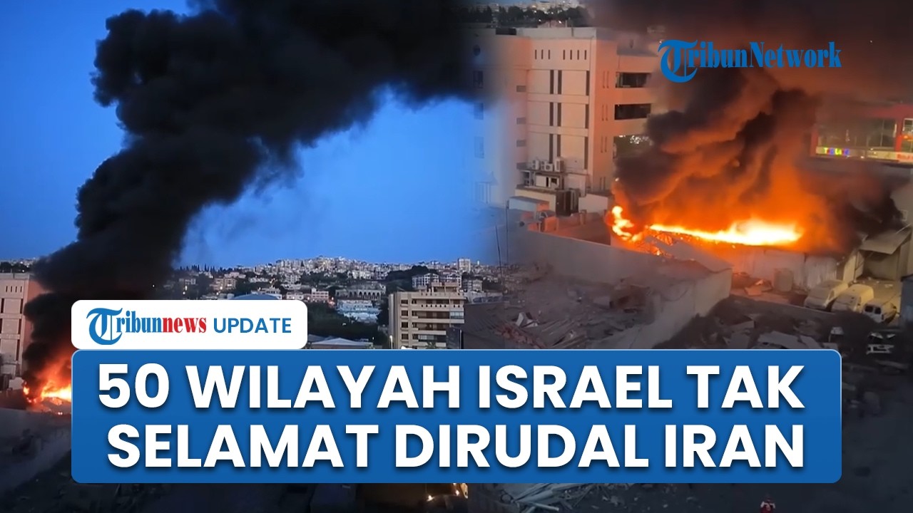 50 Wilayah Israel Meledak Diserang Iran dalam 5 Jam, Pangkalan Militer AS-IDF Tak Terselamatkan