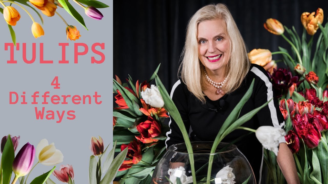 Arranging Tulips | 4 Different Ways