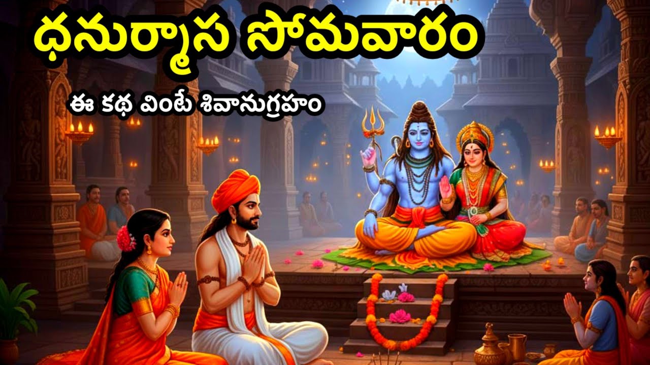 ధనుర్మాస సోమవారం ఈ కథ వింటే చాలు సకల శుభాలు @Ammatho prayanam 