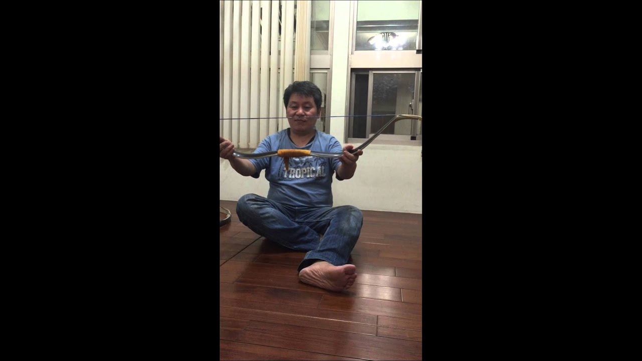 Ming dynasty style horn bow! How to string, adjust and brace a horn bow