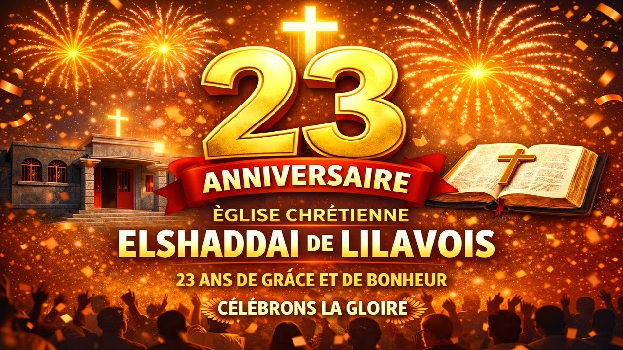 Conférence Annuelle marquant le 23ᵉ Anniversaire de l’Église Chrétienne ElShaddaï de Lilavois|Jour 1