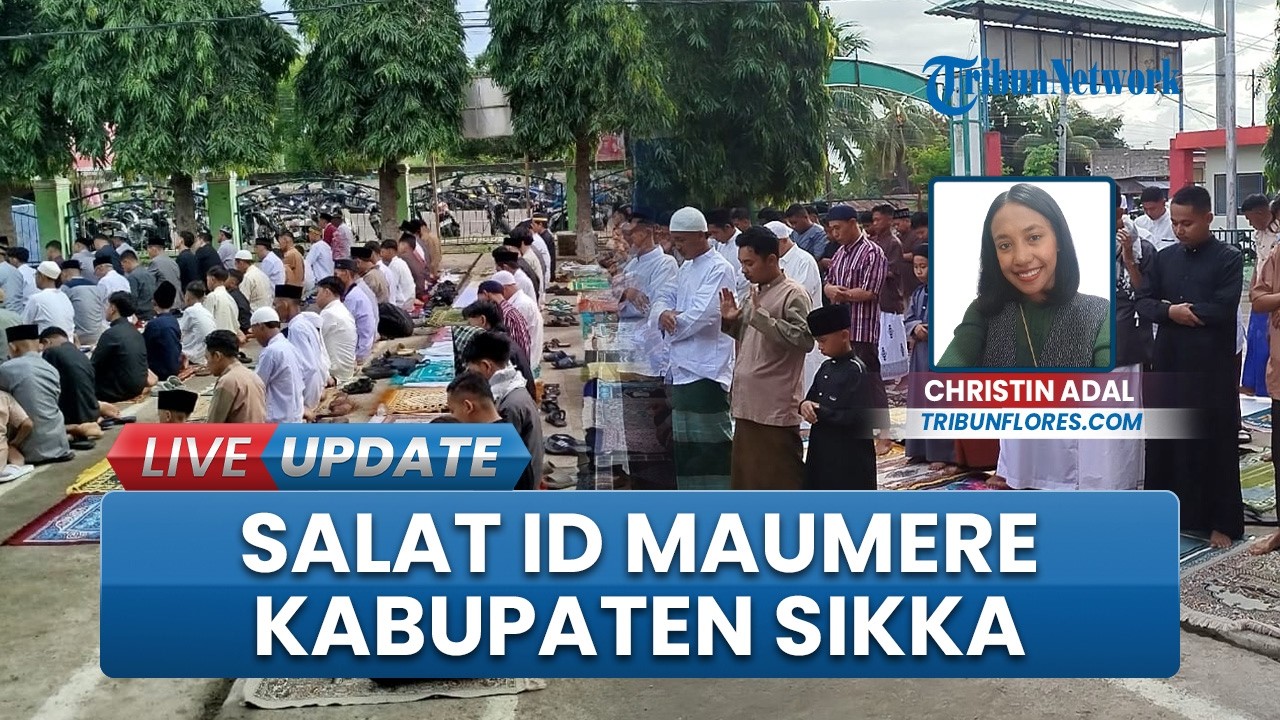 Salat Idulfitri 2026 di Maumere Hari Ini, Warga Muhammadiyah Sikka Padati Masjid Darussalam Waioti