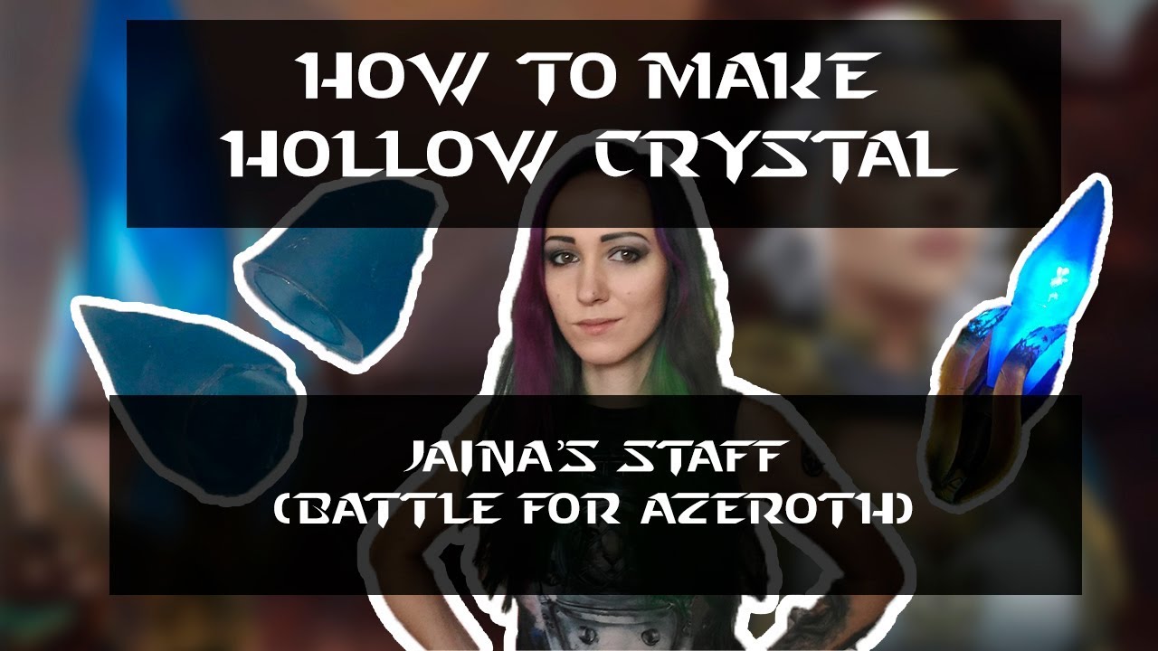 How to make hollow crystal (Jaina's staff Battle for Azeroth) [CRAFT_TUTORIAL]