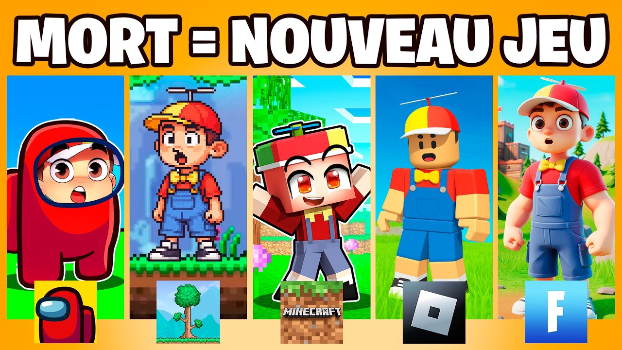 Minecraft mais si KIKOO Meurt, je change de JEU !