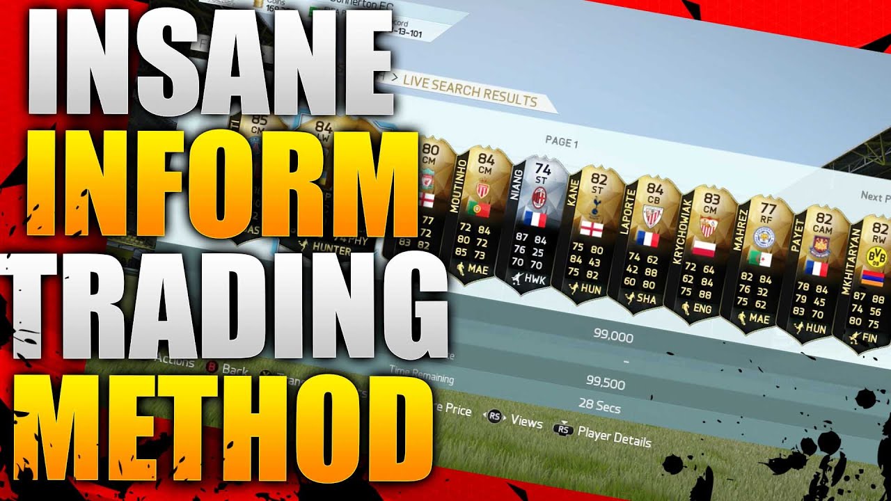 FIFA 16 - THE BEST EVER INFORM TRADING METHOD