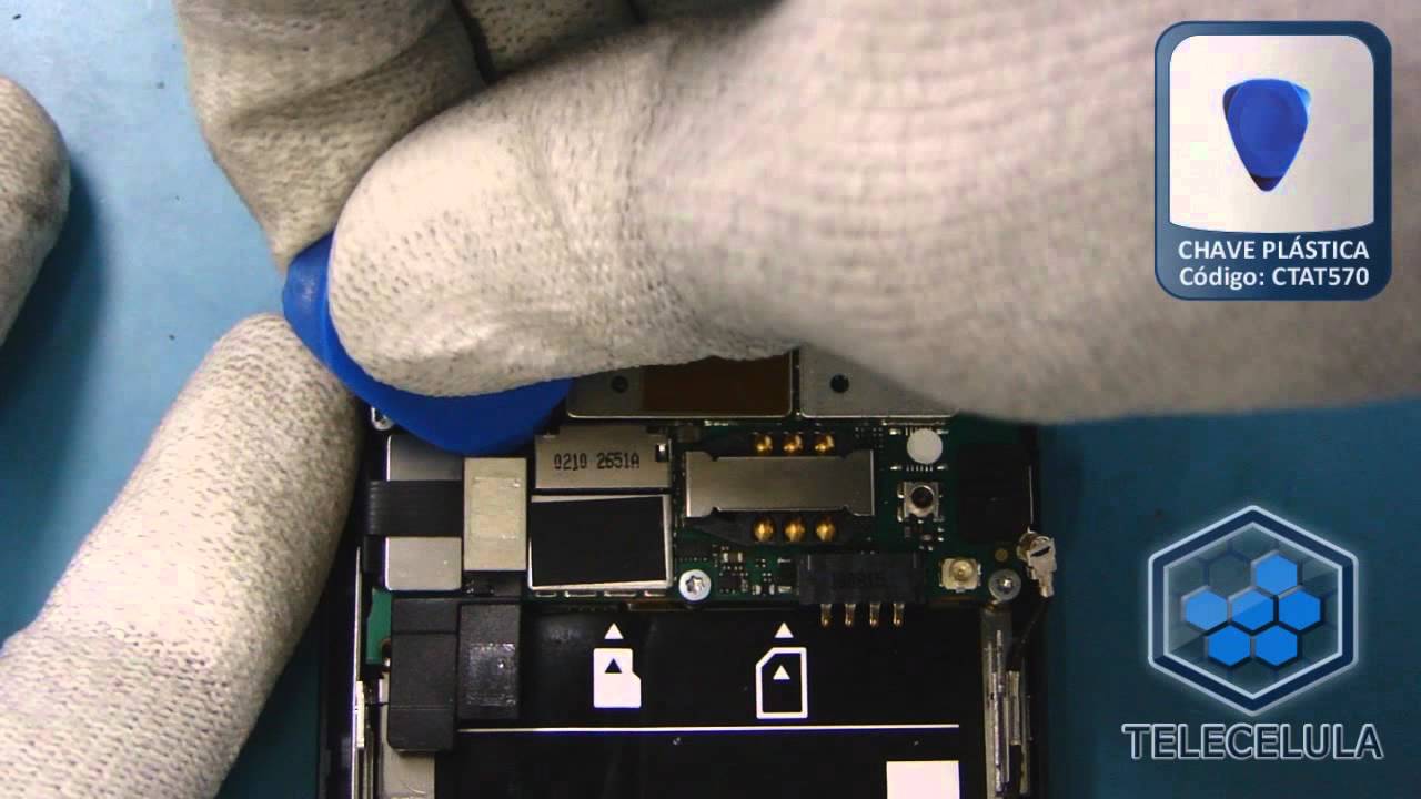 Tutorial de Desmontagem Motorola A953 Milestone - Telecelula