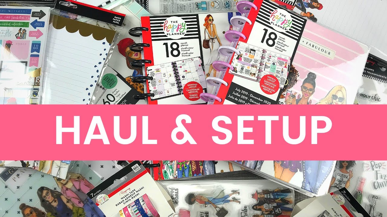 The Happy Planner RONGRONG HAUL flip through and SETUP