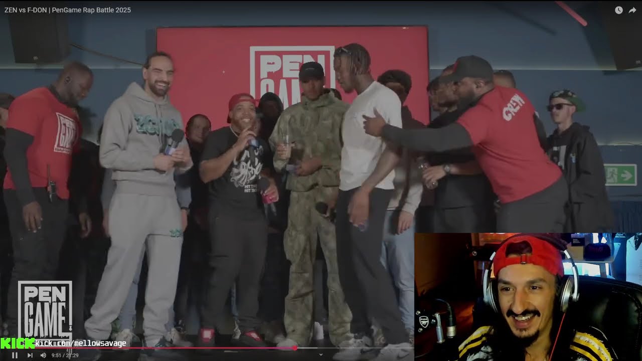 Reacting To ZEN vs F-DON | PenGame Rap Battle 2025